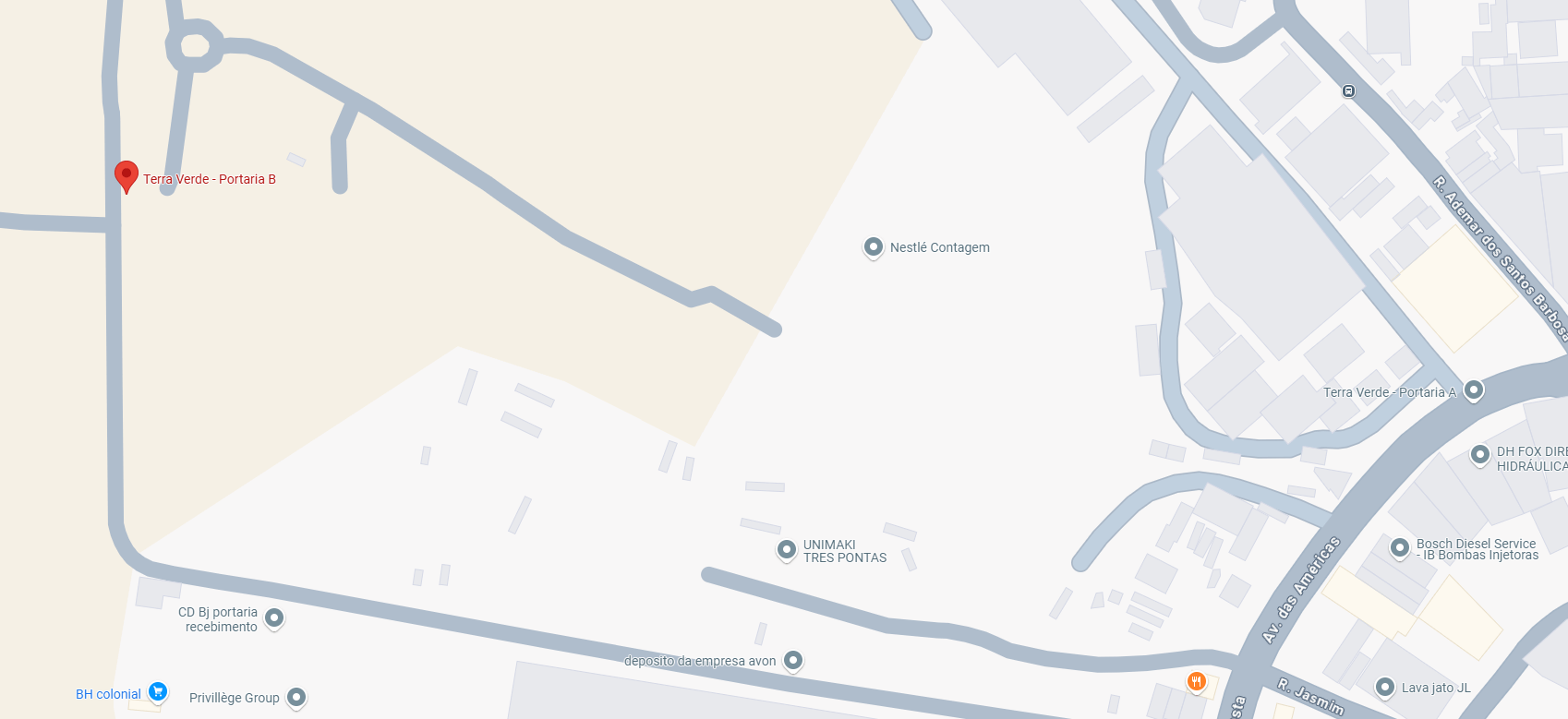endereço contagem